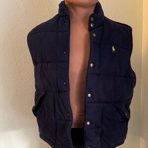 Ralph Lauren Dark Blue Quilted Vest